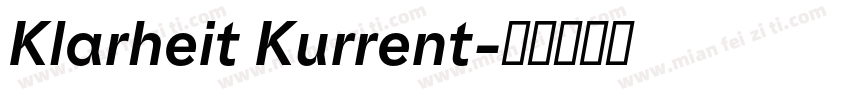 Klarheit Kurrent字体转换